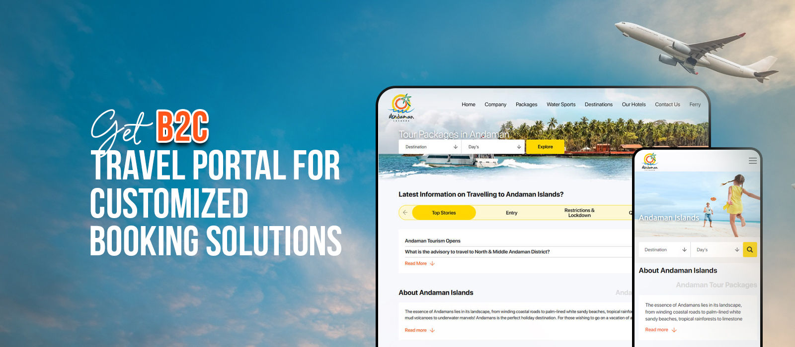 Get a B2C Travel Portal For Customized Booking Solutions – With Advanced Features